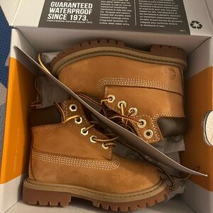 Preschool toddler size 5C, Timberland 6" Premium Waterproof Boots